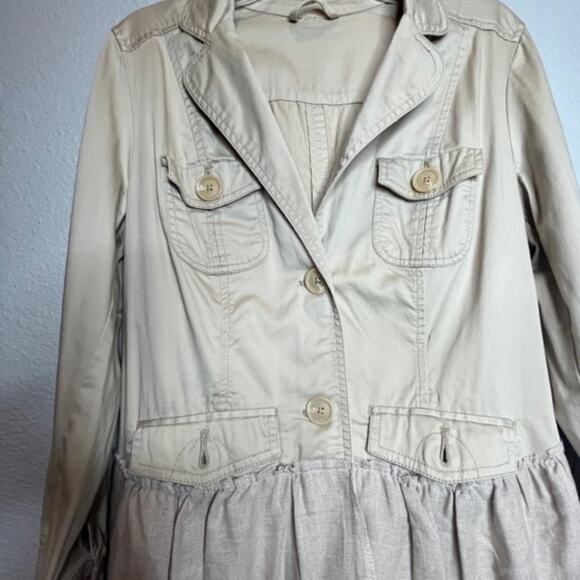 Vintage Lagrutta Art One of a Kind Handmade Trench Coat Dress - Picture 3 of 15